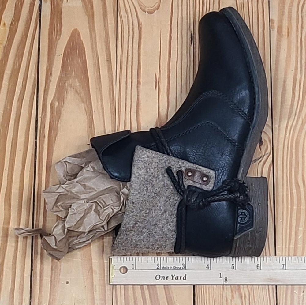 [RIEKER] '79693' Women's Boots, black {size:USA 7.5, EU 38} - Picture 5 of 5